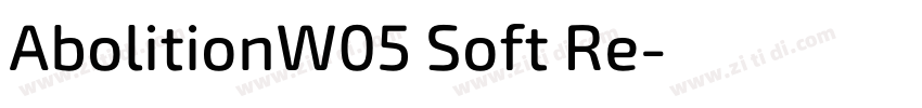 AbolitionW05 Soft Re字体转换